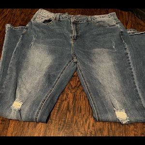 Stretch Flare Jeans size XL